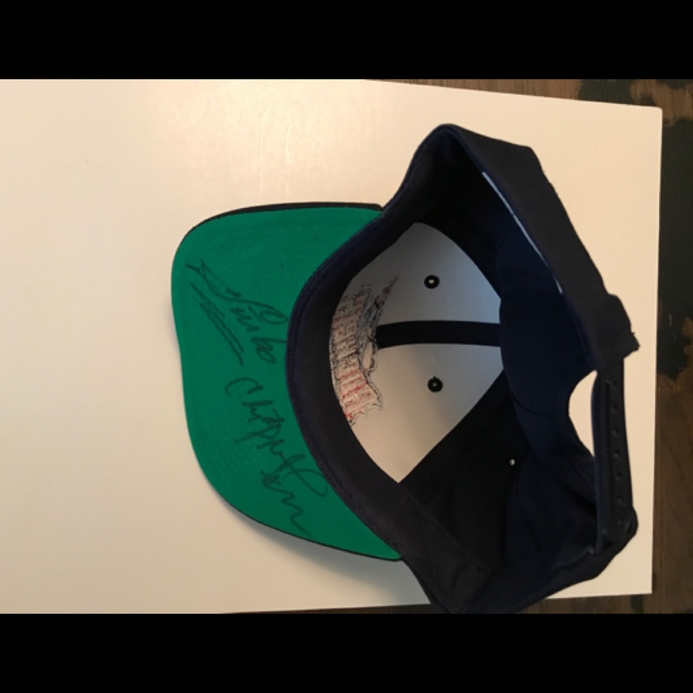Clyde Drexler And Turbo Autographed Rockets Cap